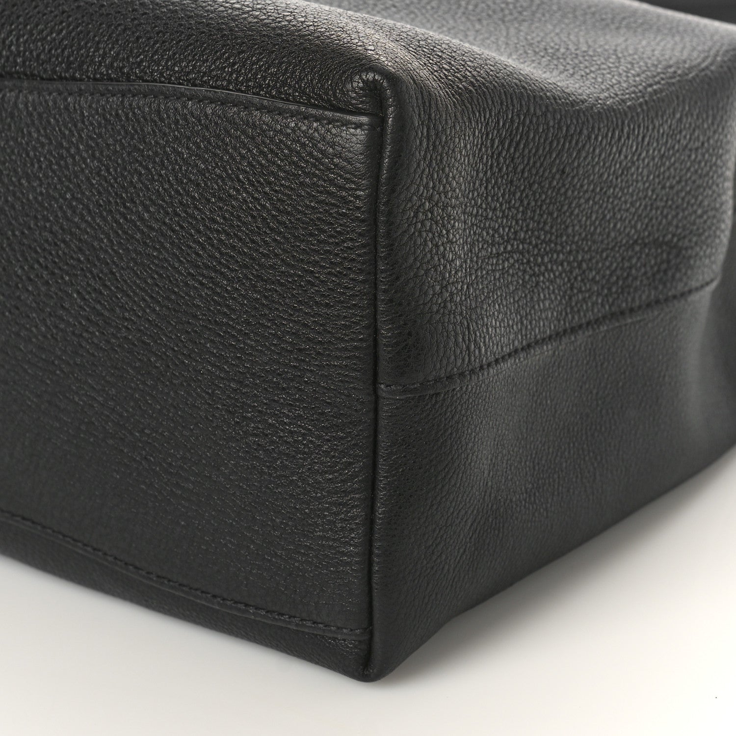 Prada Vitello Phenix Embossed Logo Hobo Black 8 of 9
