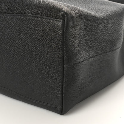 Prada Vitello Phenix Embossed Logo Hobo Black 8 of 9