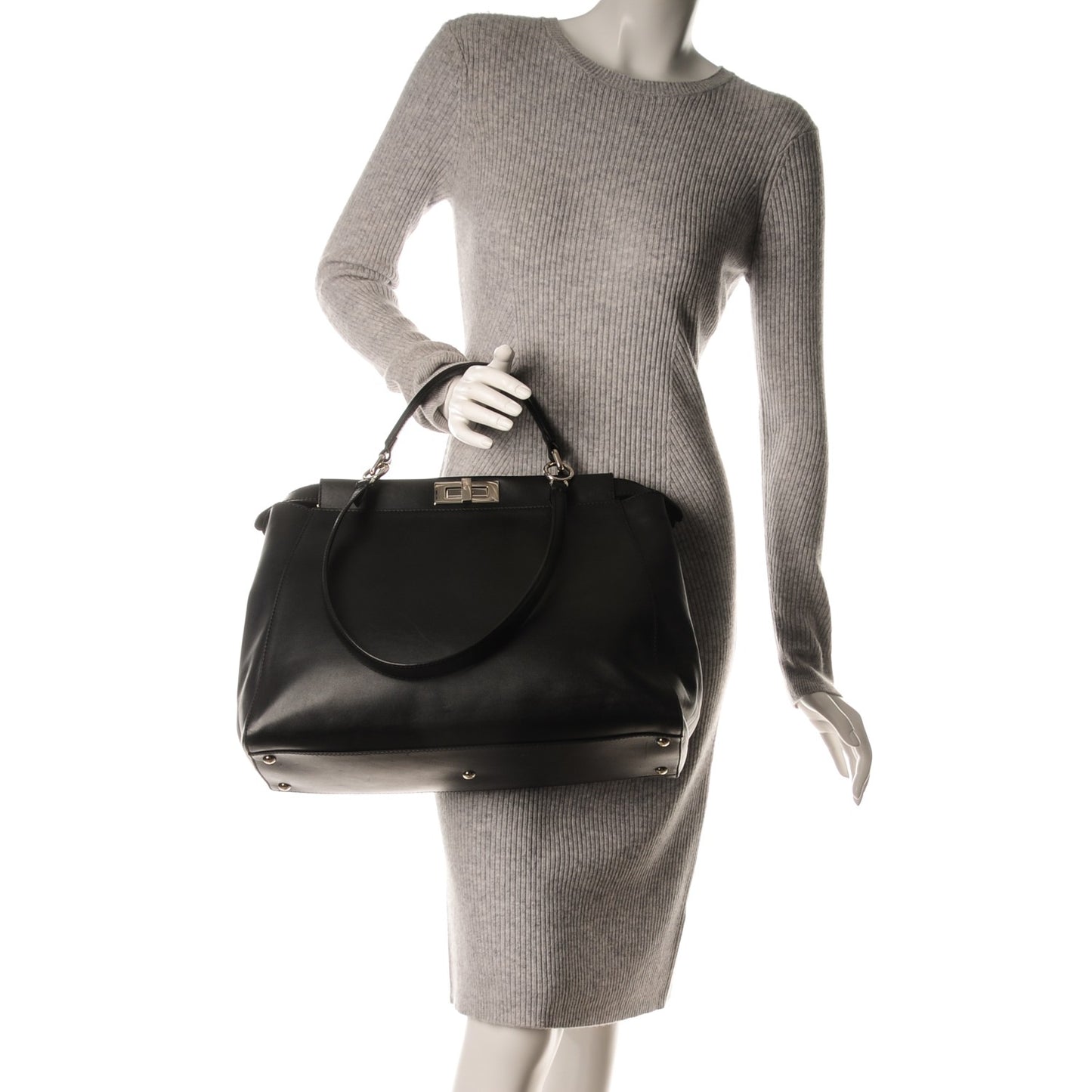 Vitello Morgan Python Crocodile Monster Eyes Large Peekaboo Iconic Satchel Black Girasole