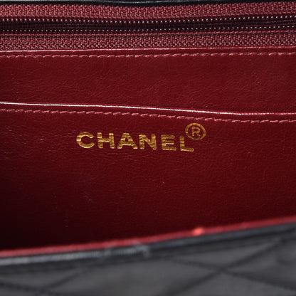 Chanel Lambskin Quilted XL Jumbo Single Flap Black 7 of 15