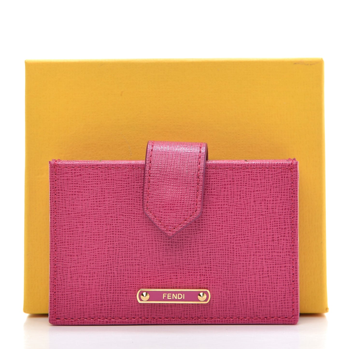 Vitello Elite Gusseted Card Holder Ciclamino