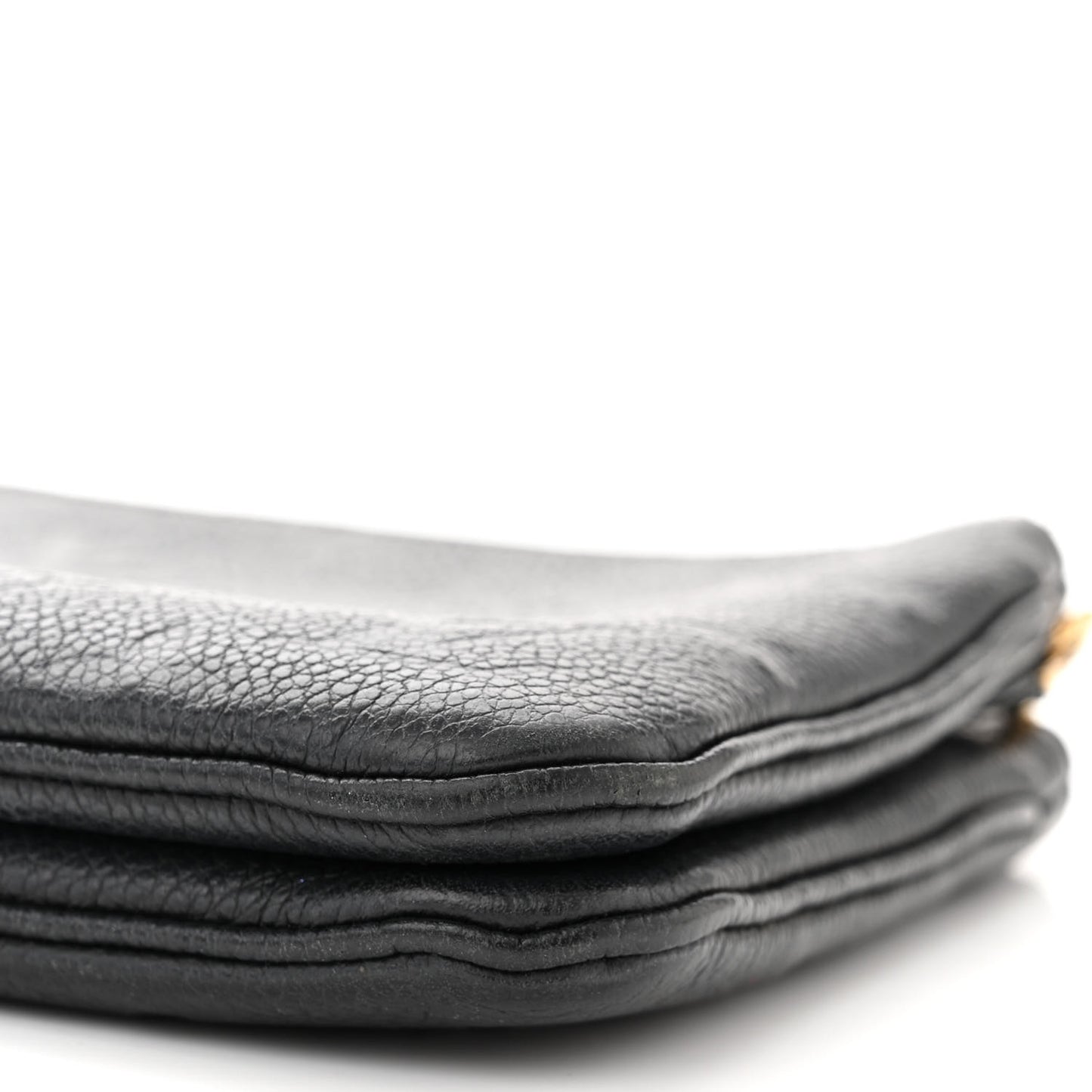 Empreinte Double Zip Pochette Black