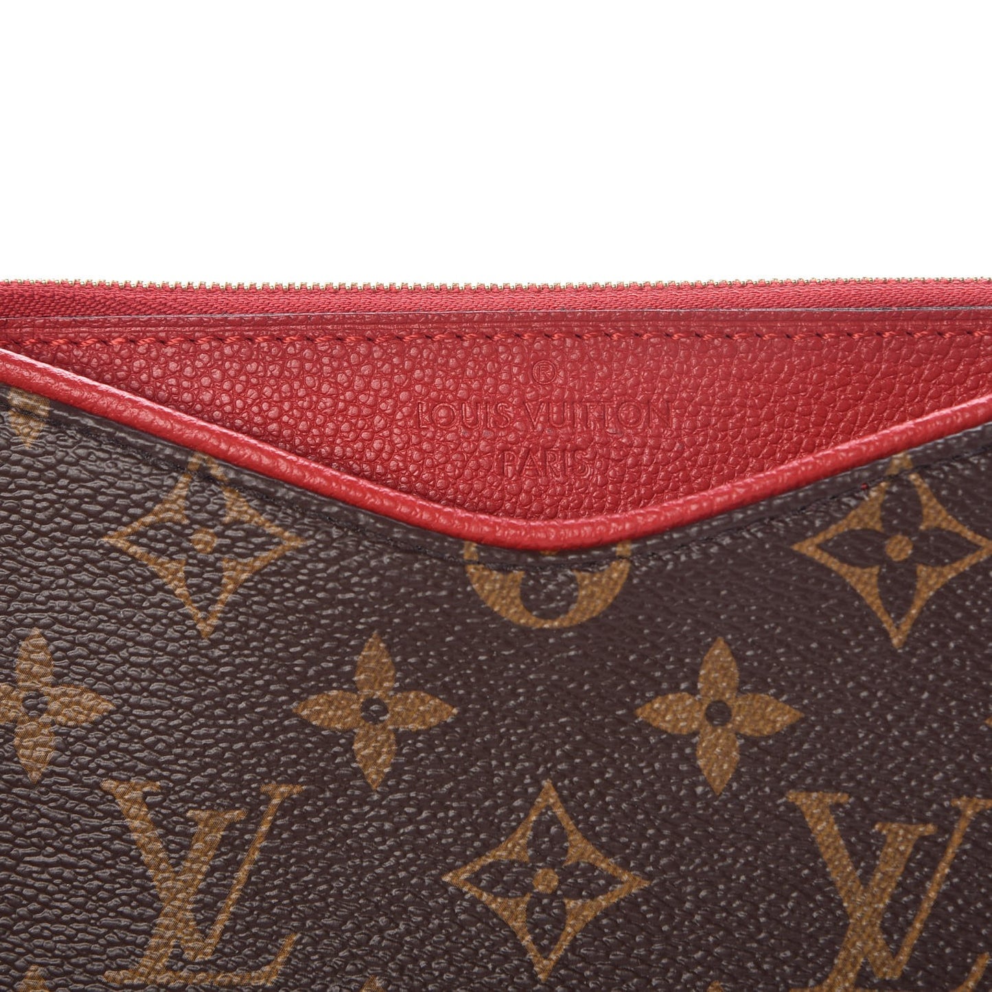 Monogram Pallas Clutch Cherry