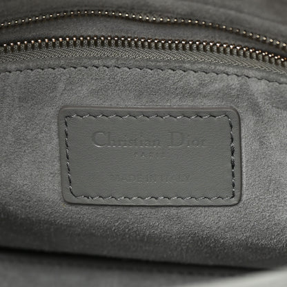 Christian Dior Ultra Matte Calfskin Cannage Small My ABCDior Lady Dior Gray 6 of 12