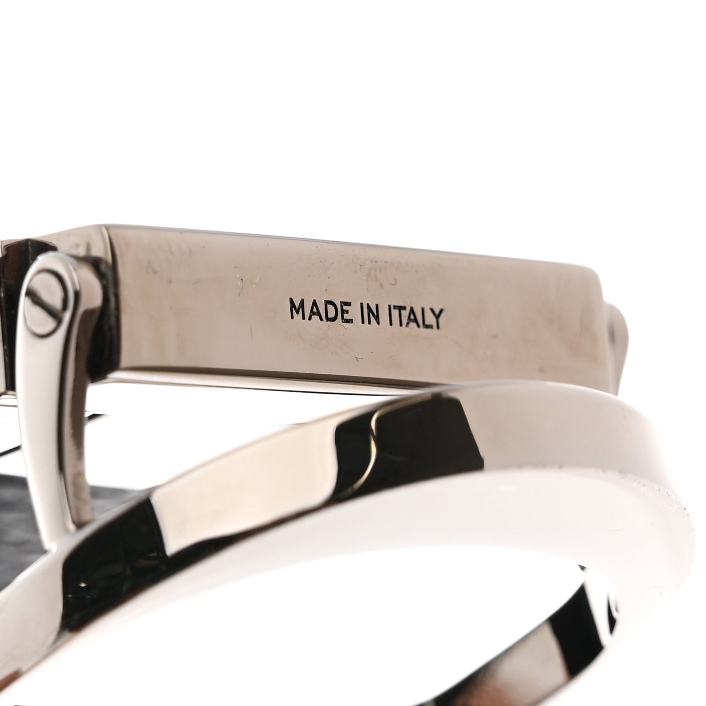 Grained Calfskin 35mm Montaigne Belt 90 Black