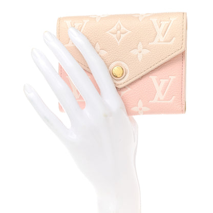 Louis Vuitton Empreinte Monogram Spring In The City Victorine Wallet Pink Beige Yellow 2 of 7