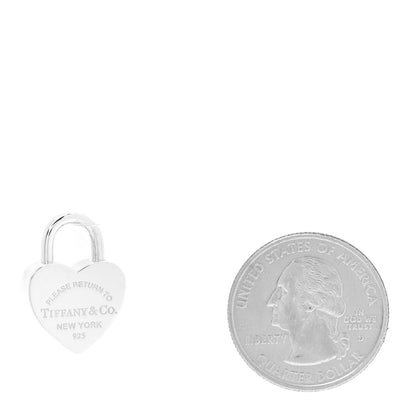 Tiffany Sterling Silver Return to Tiffany Heart Lock Pendant 2 of 4