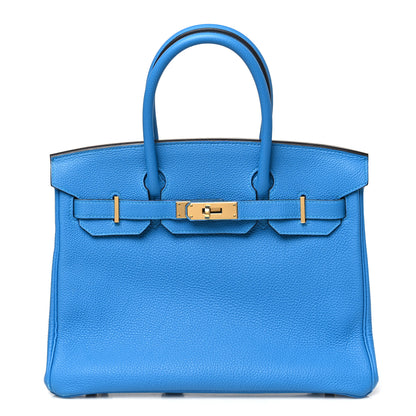 Hermes Togo Birkin 30 Bleu Zanzibar 1 of 12