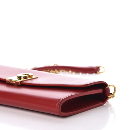 Celine Calfskin C Wallet On Chain Bag Red 6 of 10