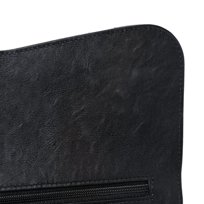 Chanel Crumpled Calfskin Quilted Jumbo Double Flap So Black 13 of 19