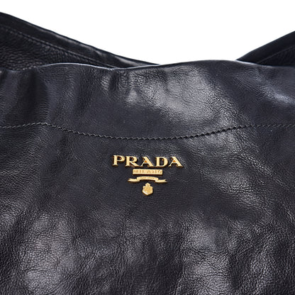 Prada Glace Calf Hobo Black 11 of 11