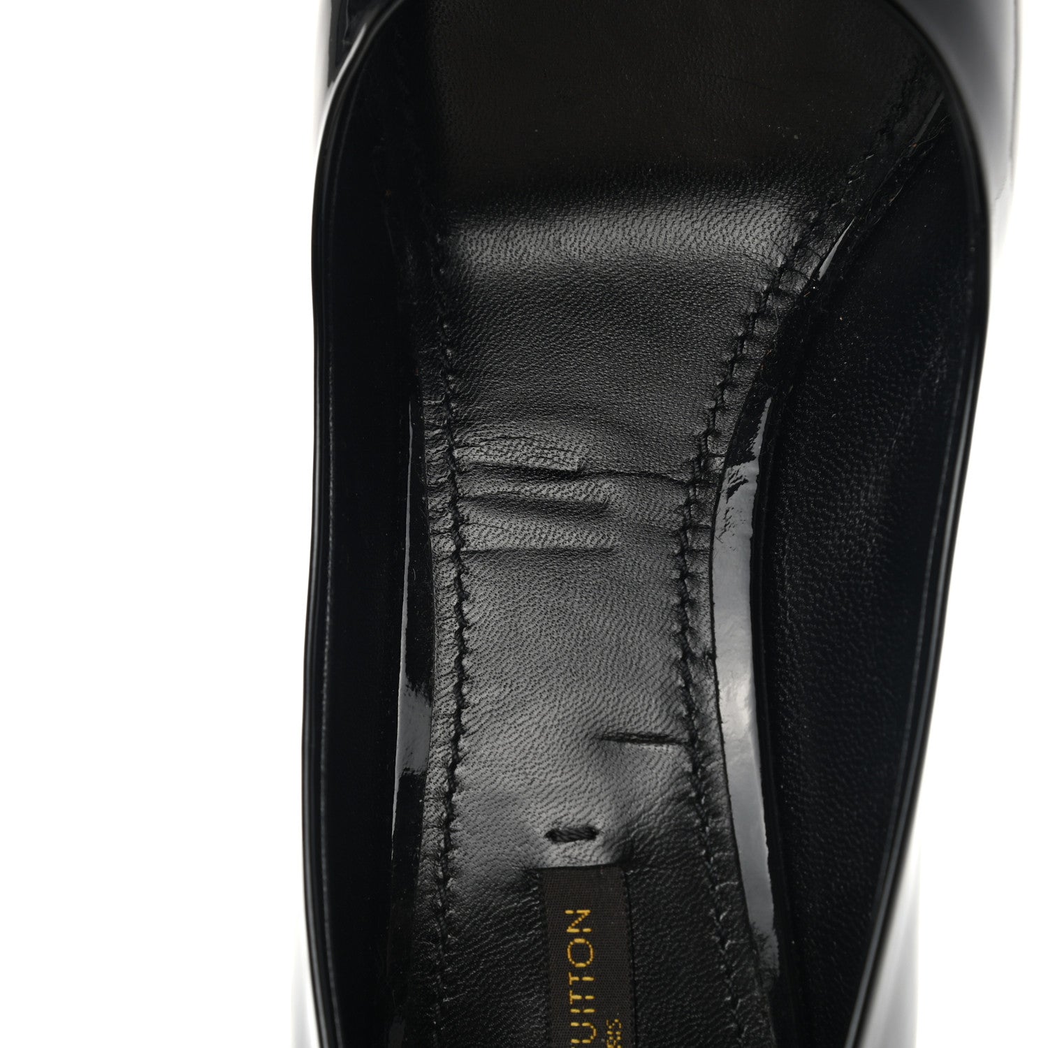 Louis Vuitton Patent Oh Really Peep Toe Pumps 40 Black 10 of 12