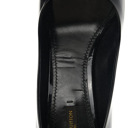 Louis Vuitton Patent Oh Really Peep Toe Pumps 40 Black 10 of 12