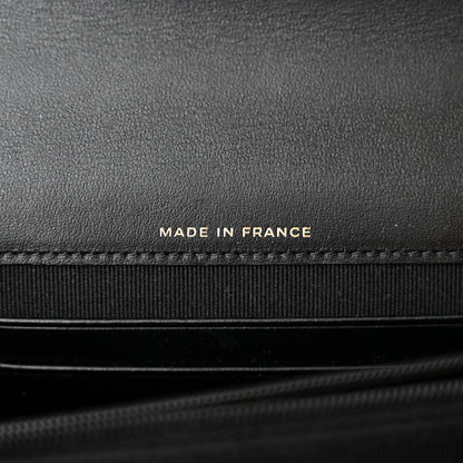 Chanel Shiny Caviar Quilted Flap Charm Wallet On Chain WOC Black 7 of 13