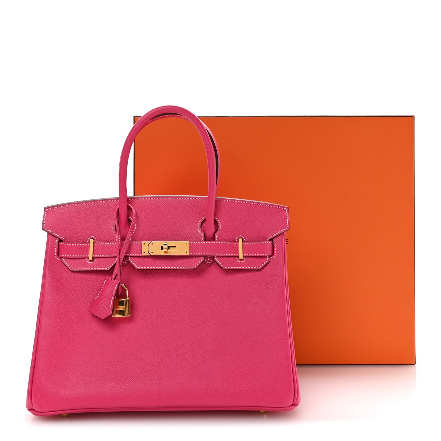Epsom Birkin 30 Rose Tyrien