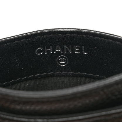 Chanel Caviar Quilted Incognito Card Holder Black 6 of 9