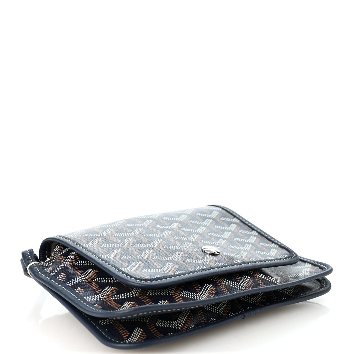 Goyard Goyardine Plumet Wallet Clutch Navy 4 of 10