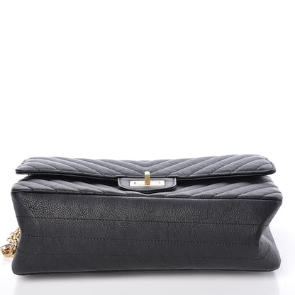 Chanel Sheepskin Chevron Quilted 2.55 Reissue 225 Flap Black 11 of 11