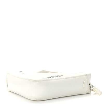 Balenciaga Calfskin XS Triangle Chain Duffle White 4 of 13