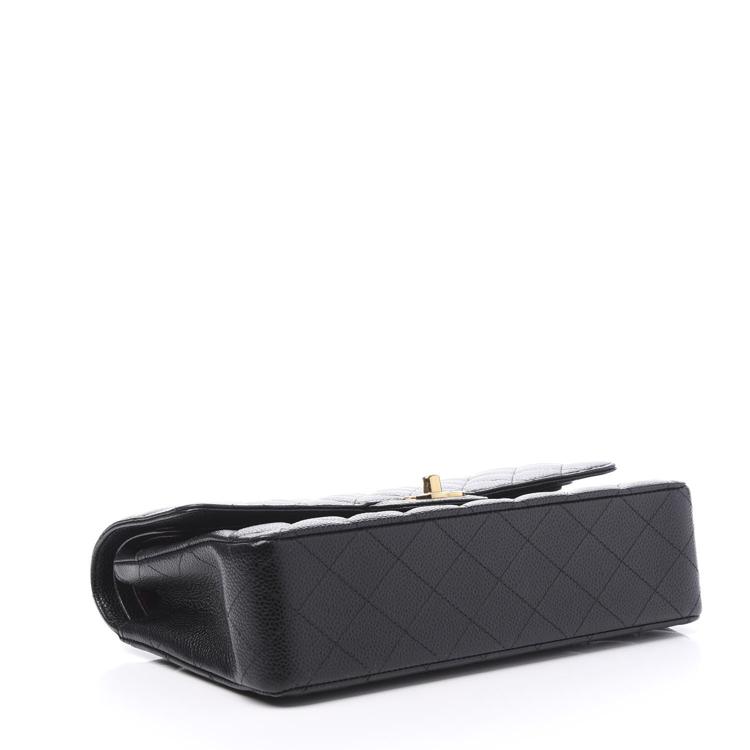 Chanel Caviar Quilted Medium Double Flap Black 3 of 10