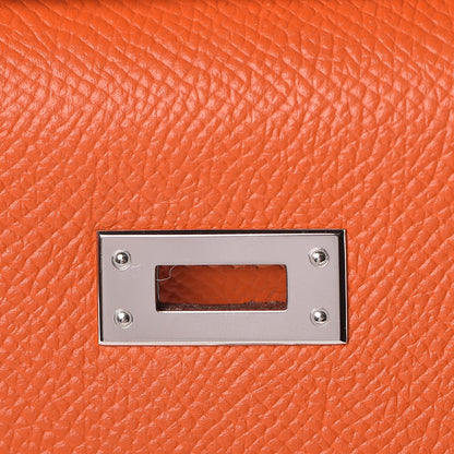Hermes Epsom Kelly Pochette Clutch Feu 20 of 27