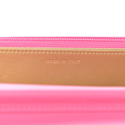 Chanel Lambskin Quilted CC Pearl Crush Wallet on Chain WOC Pink 7 of 13