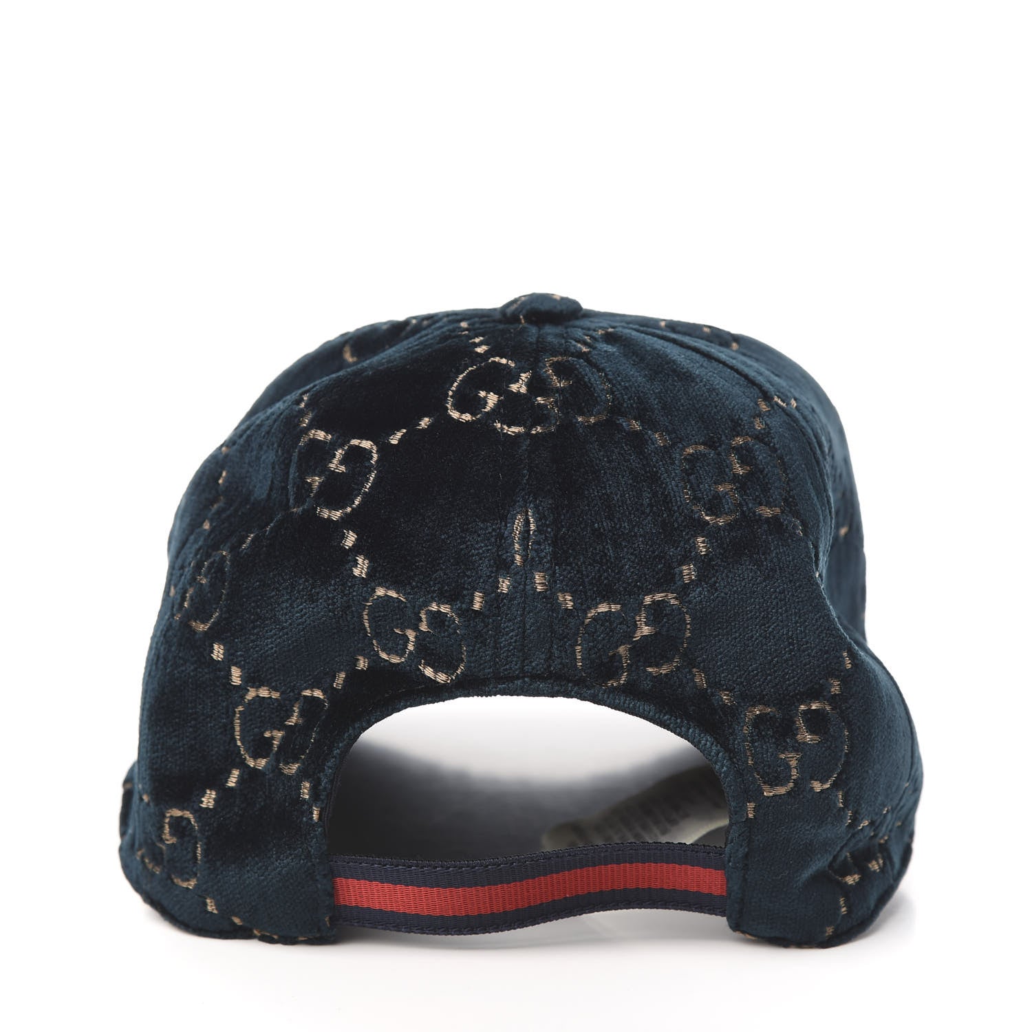 Gucci Velvet GG Monogram Baseball Hat L Blue 4 of 7