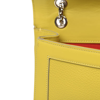 Christian Louboutin Calfskin Small Sweet Charity Shoulder Bag Mimosa 11 of 11