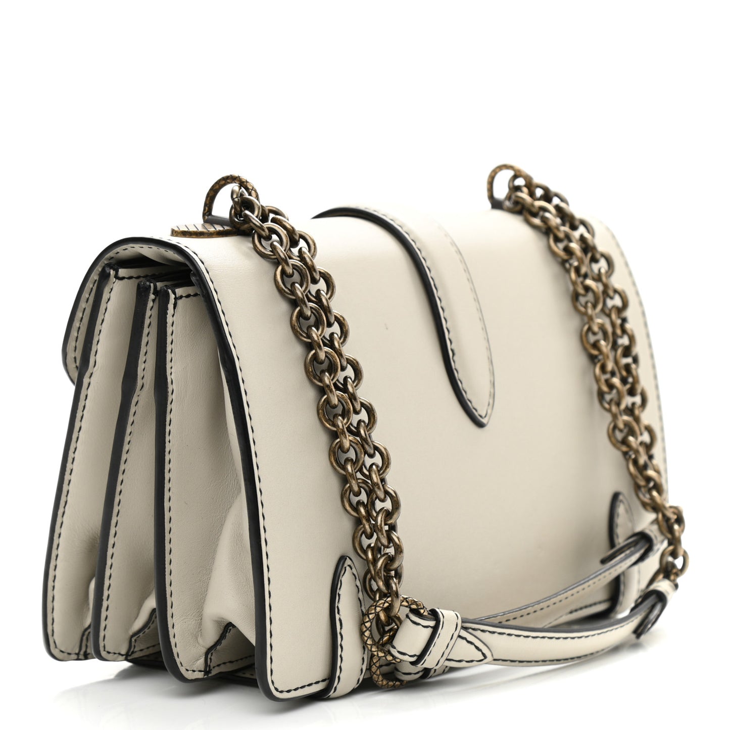 French Calf City Knot Bag Cement