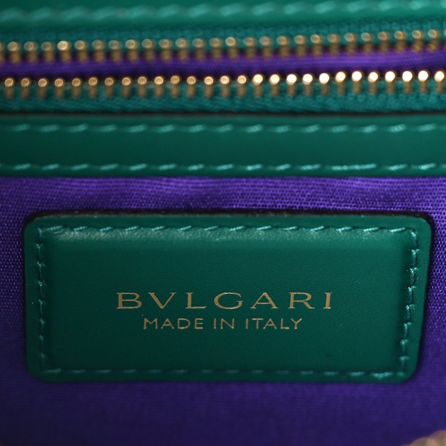 Calfskin Serpenti Forever Shoulder Bag Emerald Green