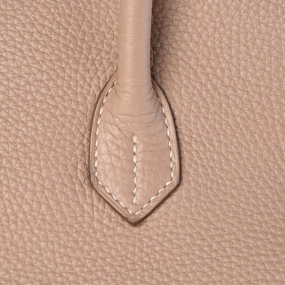 Hermes Taurillon Clemence Birkin 35 Argile 31 of 33