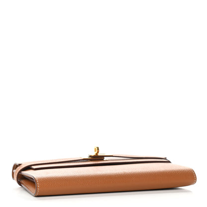 Hermes Epsom Kelly Longue Wallet Gold 4 of 7