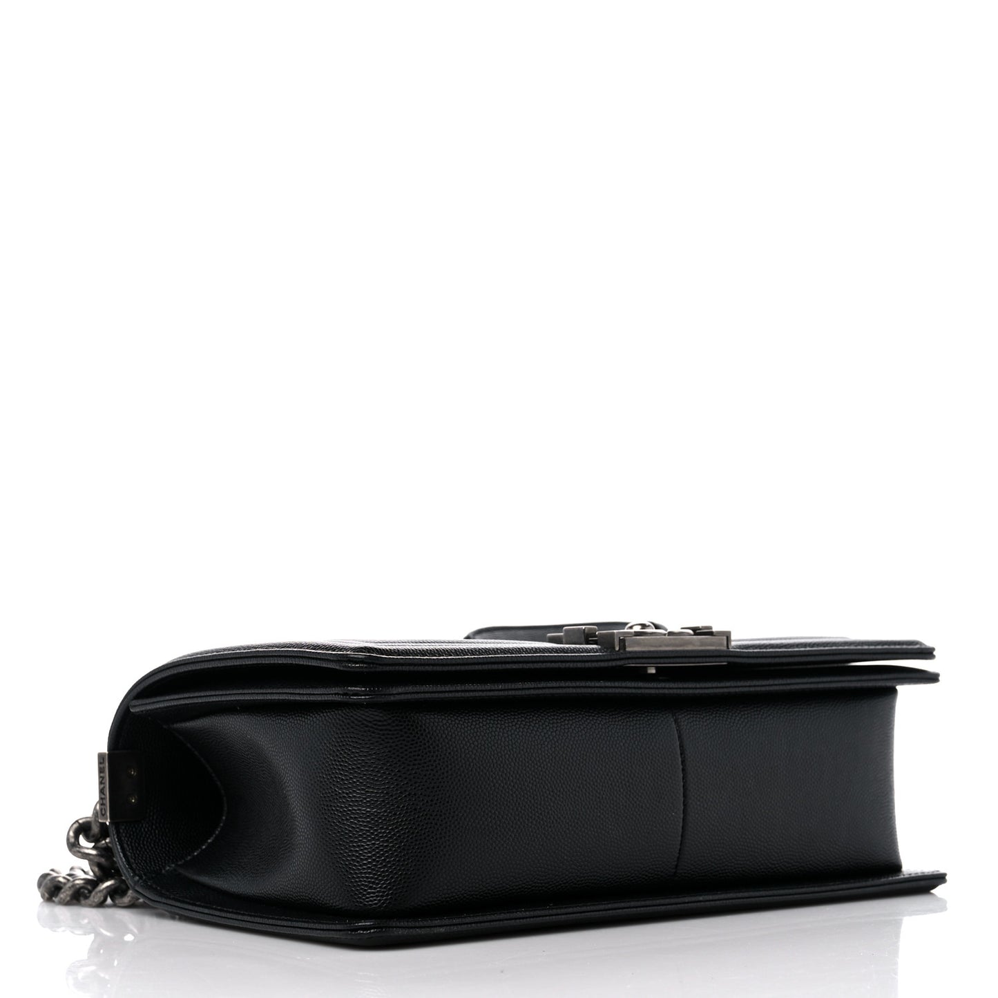 Caviar Quilted Medium Boy Flap Black