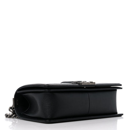 Chanel Caviar Quilted Medium Boy Flap Black 4 of 11
