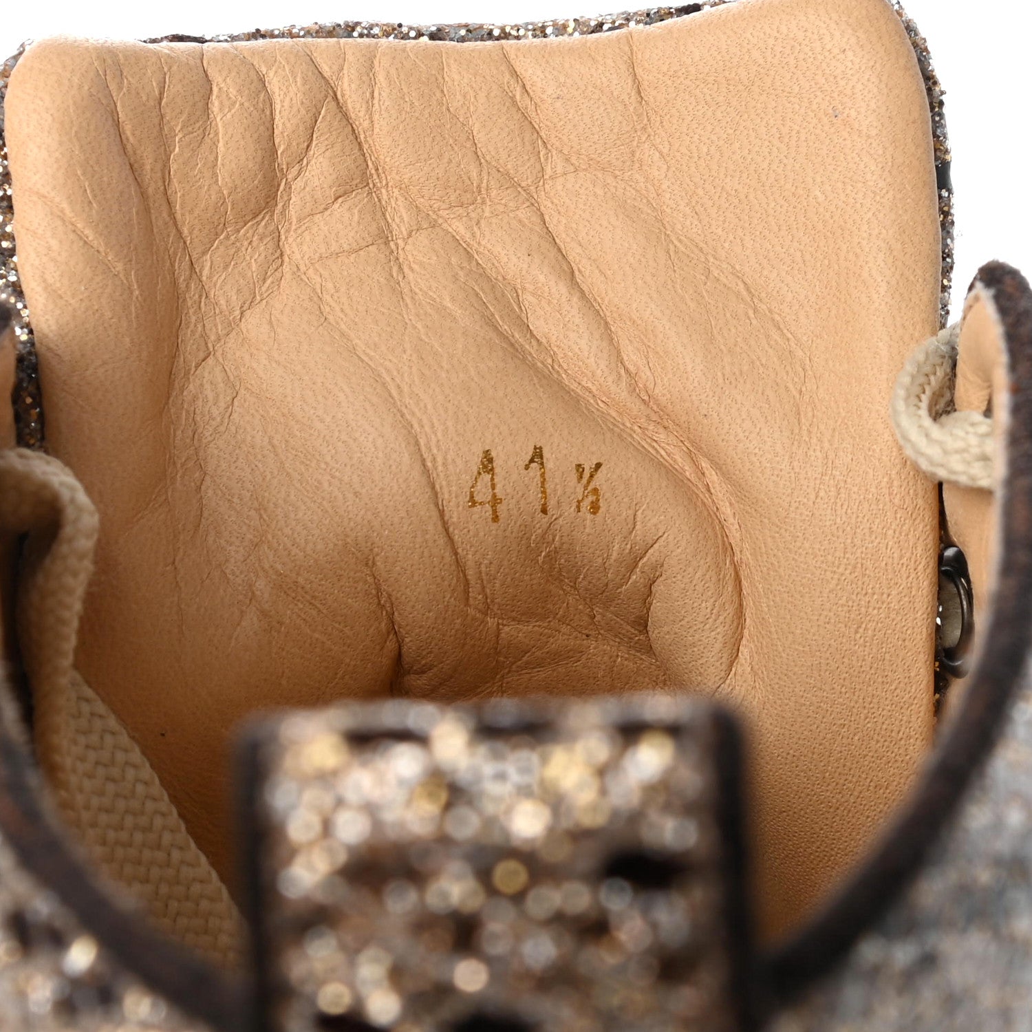 Christian Louboutin Glitter Ever Gondoliere Orlato Flat Sneaker 41.5 Roccia 10 of 10
