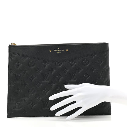 Louis Vuitton Empreinte Daily Pouch Black 2 of 6