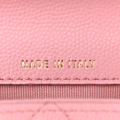 Chanel Caviar Quilted Mini Clutch With Chain Pink 7 of 12