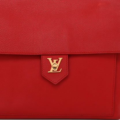 Louis Vuitton Calfskin Lockme PM Rouge 7 of 14