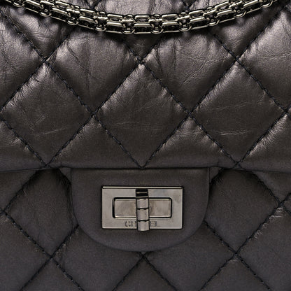 Chanel Aged Calfskin Quilted 2.55 Reissue 226 Flap Black 8 of 15