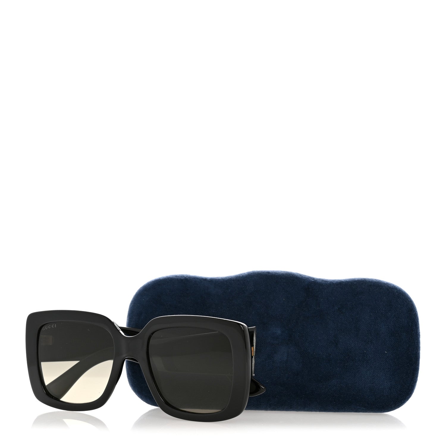 Gucci Acetate Square Frame Sunglasses GG0141S Black 9 of 9