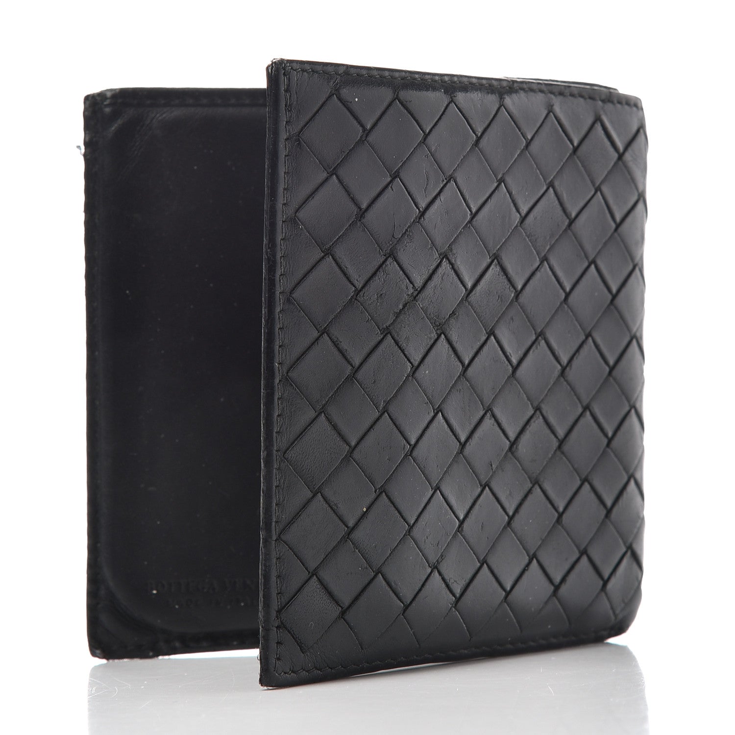 Bottega Veneta Nappa Intrecciato Bi-Fold Wallet Black 3 of 7