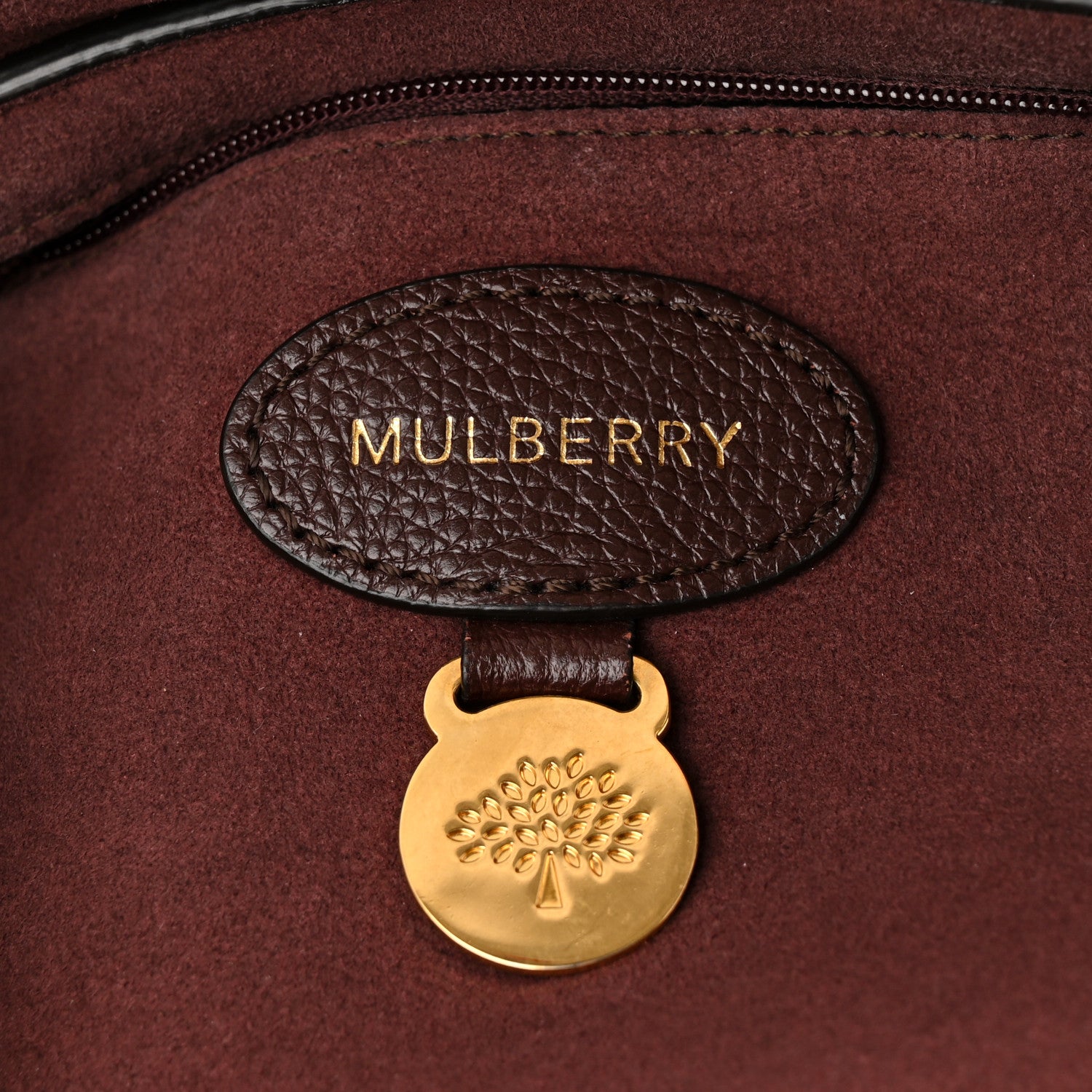Mulberry Classic Grain Small Bayswater Satchel Oxblood 6 of 16