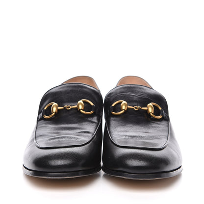 Gucci Goatskin Crystal Womens Horsebit Loafers 41 Black 2 of 10