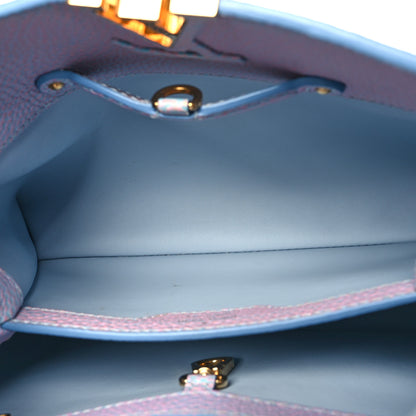 Louis Vuitton Taurillon Summer Stardust Capucines BB Lilas Purple 5 of 12