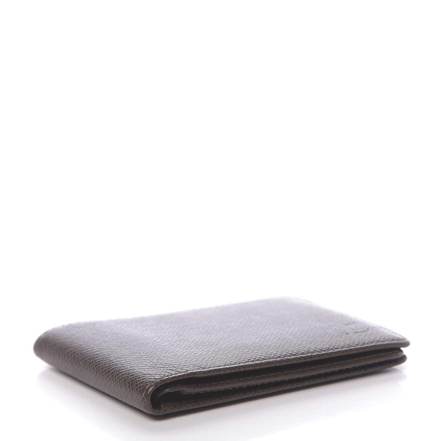 Louis Vuitton Taiga Mens Billfold Wallet 3 Flaps Grizzli 4 of 6