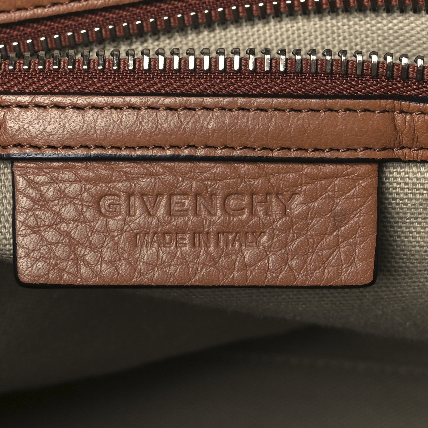 Givenchy Waxy Grained Calfskin Medium Brown 5 of 10
