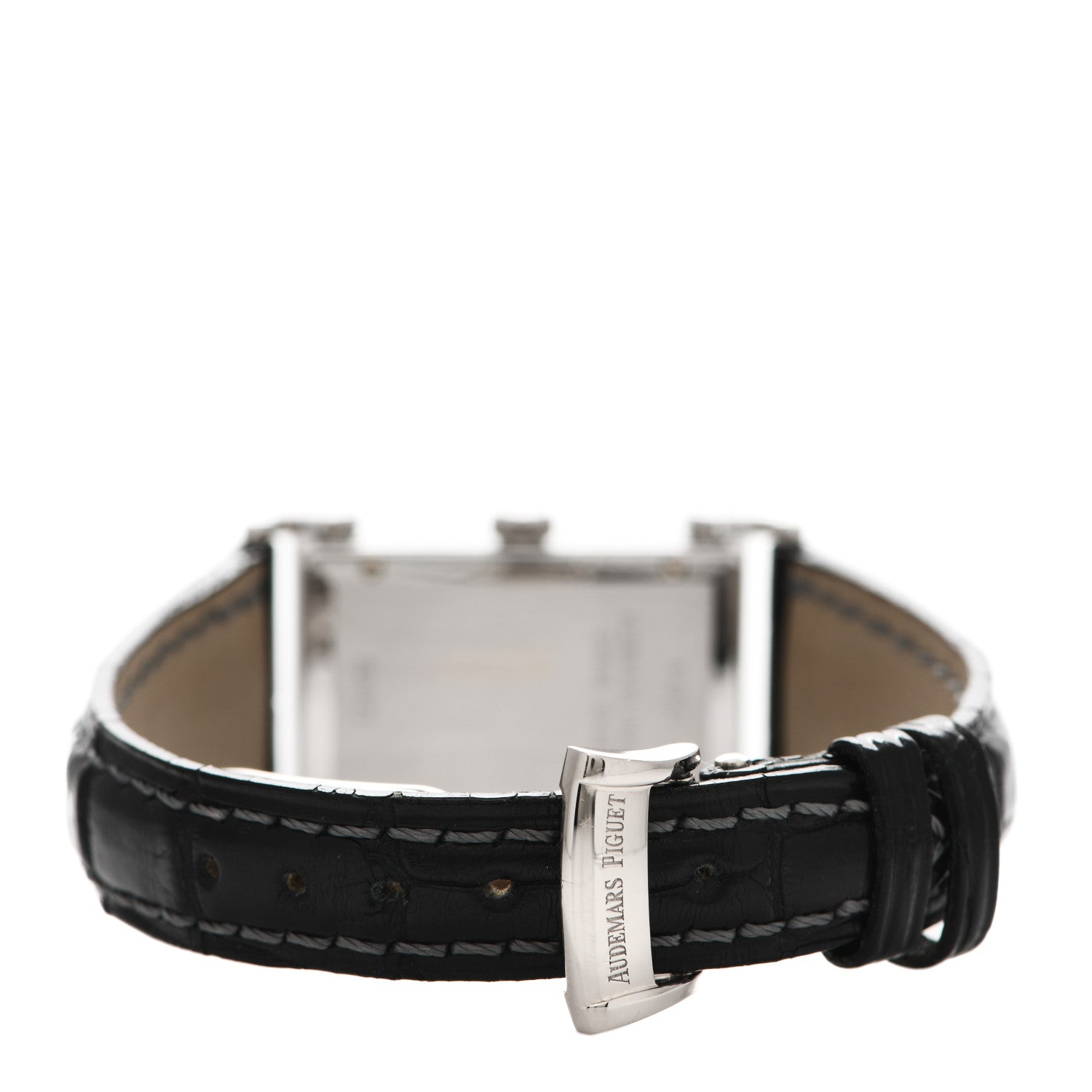Audemars Piguet 18K White Gold Alligator 24mm Canape Quartz Watch 67360BC 3 of 4