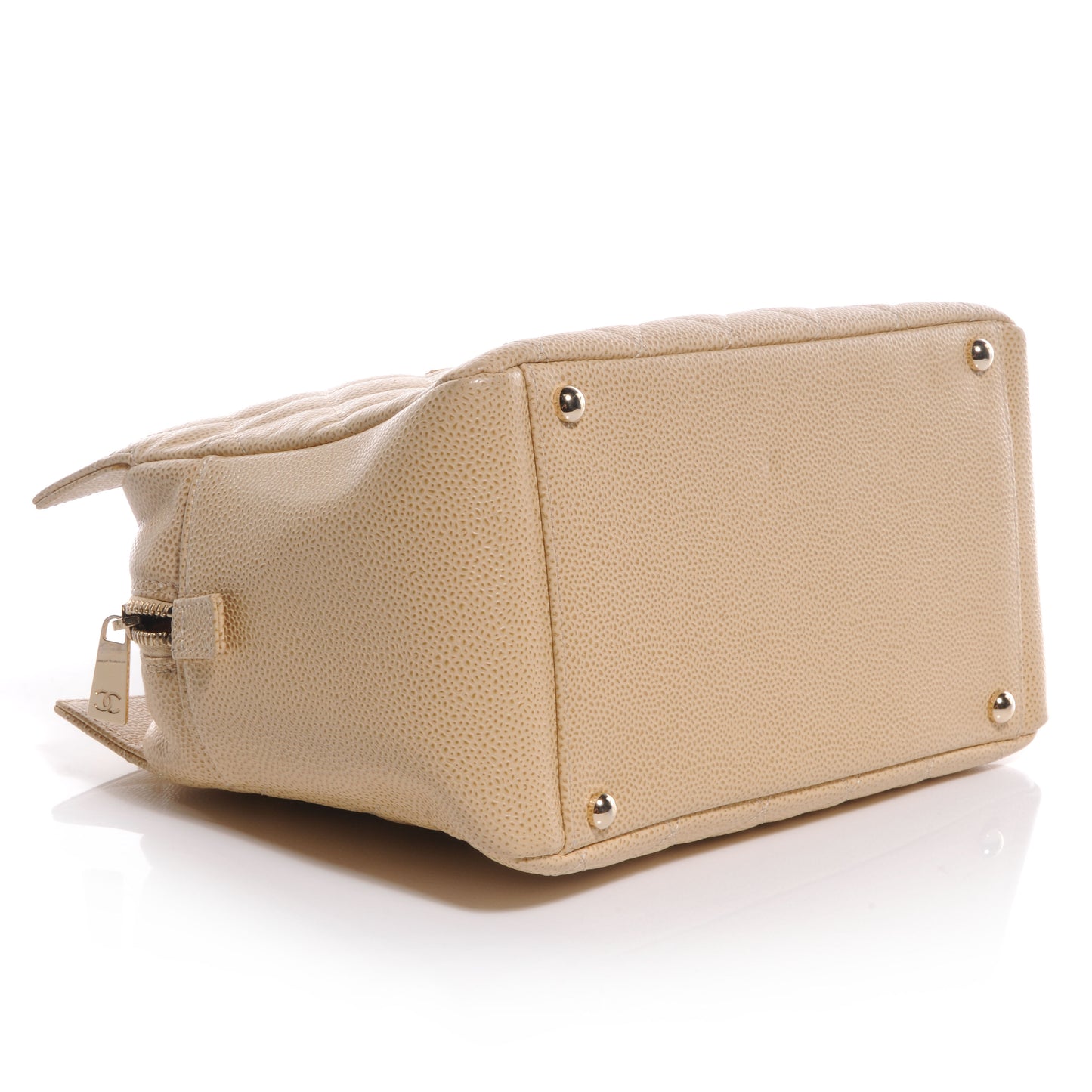 Caviar Quilted Petit Timeless Tote PTT Beige