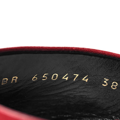 Saint Laurent Lambskin Sexy 95mm Pumps 38.5 Opyum 38 Red 6 of 8