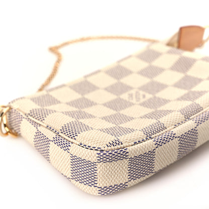 Louis Vuitton Damier Azur Mini Pochette Accessories 8 of 9